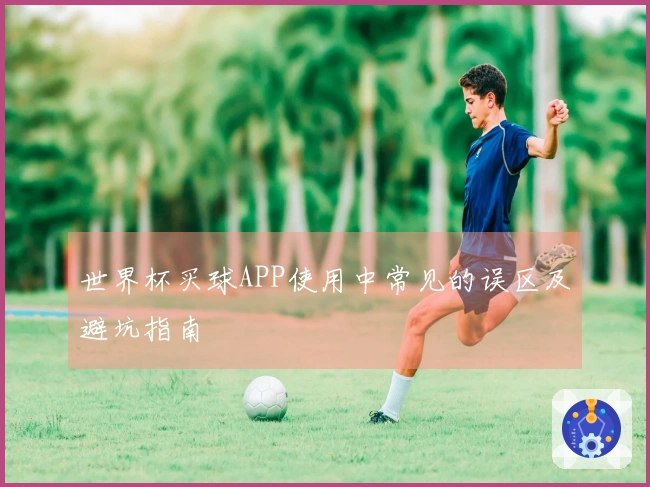 世界杯买球APP使用中常见的误区及避坑指南