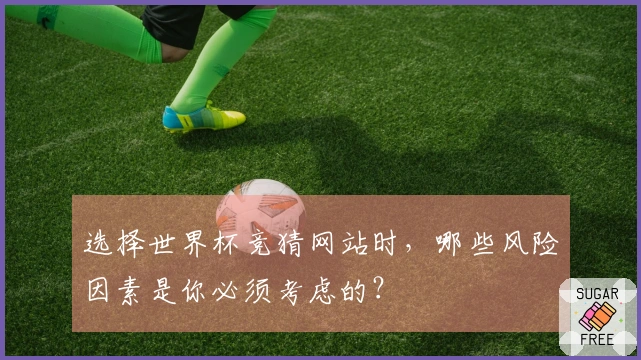 选择世界杯竞猜网站时，哪些风险因素是你必须考虑的？